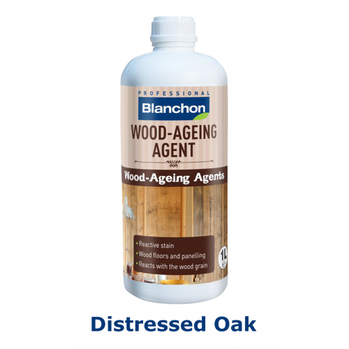 Blanchon Wood-ageing agent 1 ltr (one 1 ltr cans) DISTRESSED OAK 04705146 (BL)